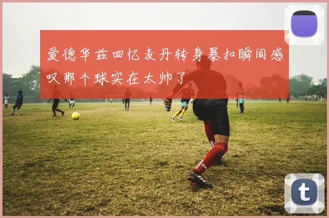 爱德华兹回忆麦丹转身暴扣瞬间感叹那个球实在太帅了